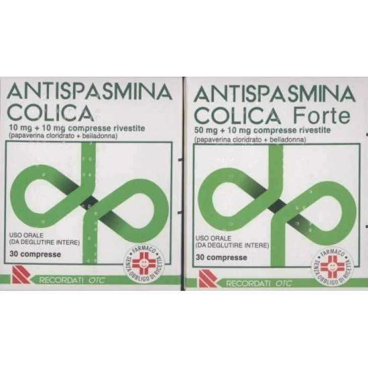 Antispasmina Colica 30 Compresse 10 mg + 10 mg