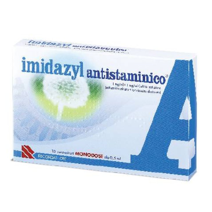 Imidazyl Antistaminico Collirio 10 Monodosi 0,5 ml 1 mg/ml + 1 mg/ml
