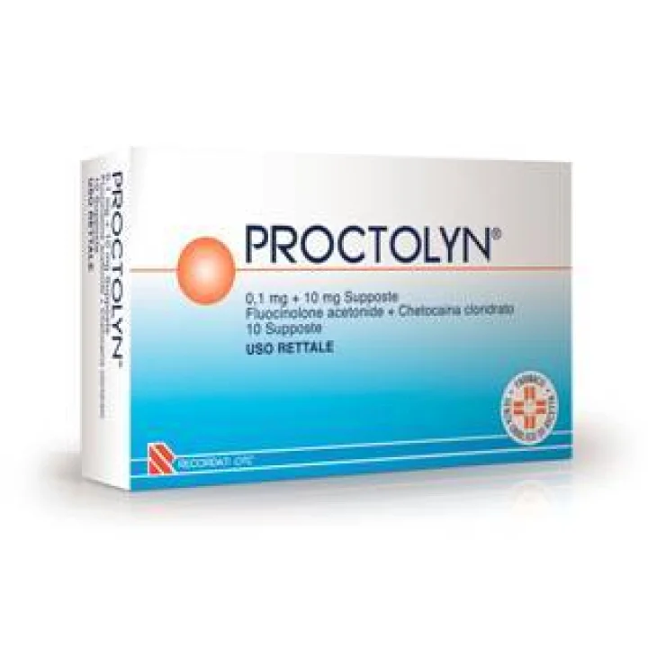Proctolyn Supposte 0,1 mg + 10 mg
