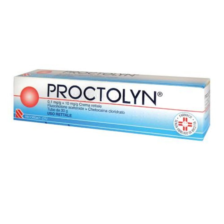 Proctolyn Crema Rettale 0,1 mg/g + 10 mg/g 30 grammi