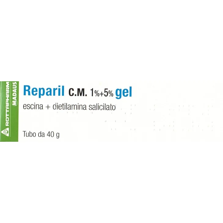 Reparil C.M. Gel 40 g 1% + 5%