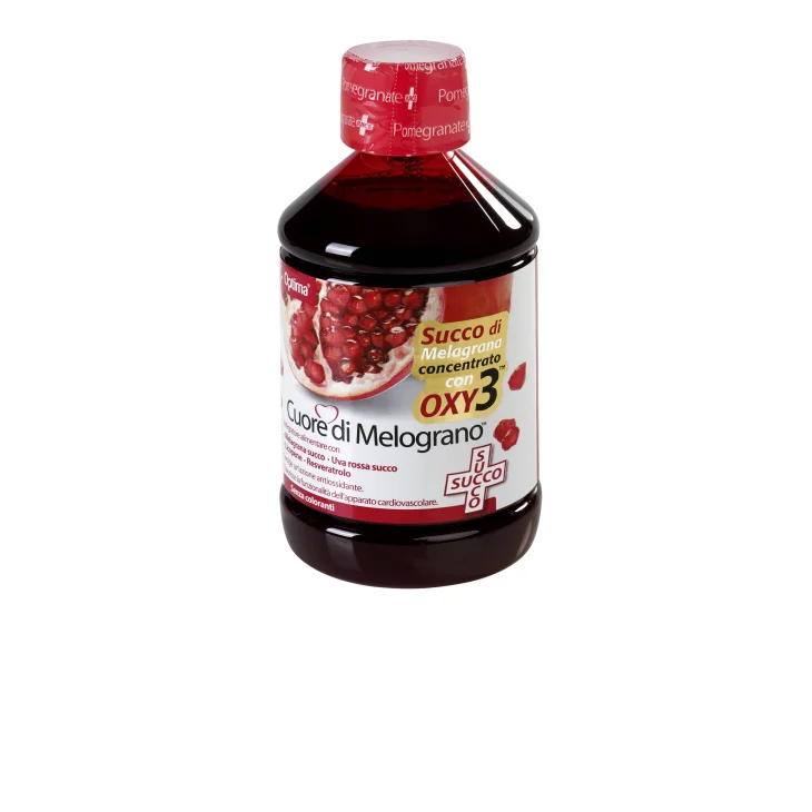Optima Naturals Cuore di Melograno Succo con Oxy 3 Tonico per la Circolazione