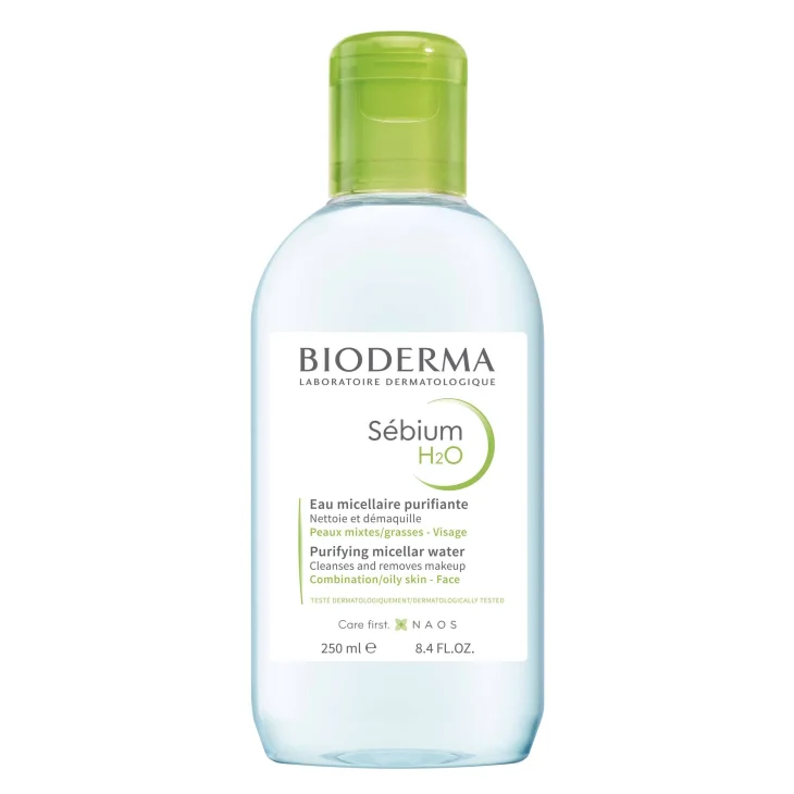 Bioderma Sebium H2O Soluzione Micellare Struccante per Pelli Miste e Grasse 250 ml