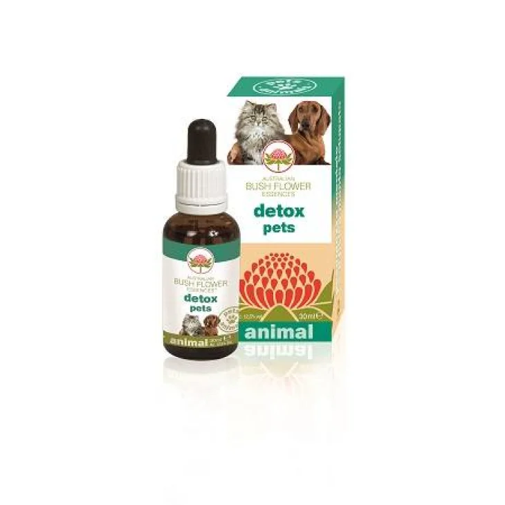Australian Bush Flower Detox Pets Sollievo Emotivo e Fisico Fiori Australiani per Animali