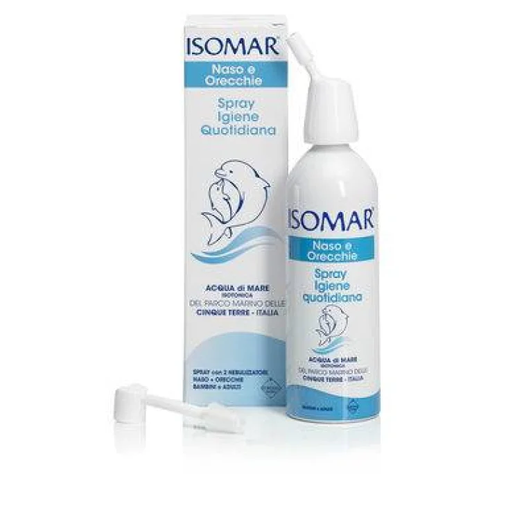 Isomar Naso e Orecchie Spray Igiene Quotidiana Acqua di Mare 100 ml