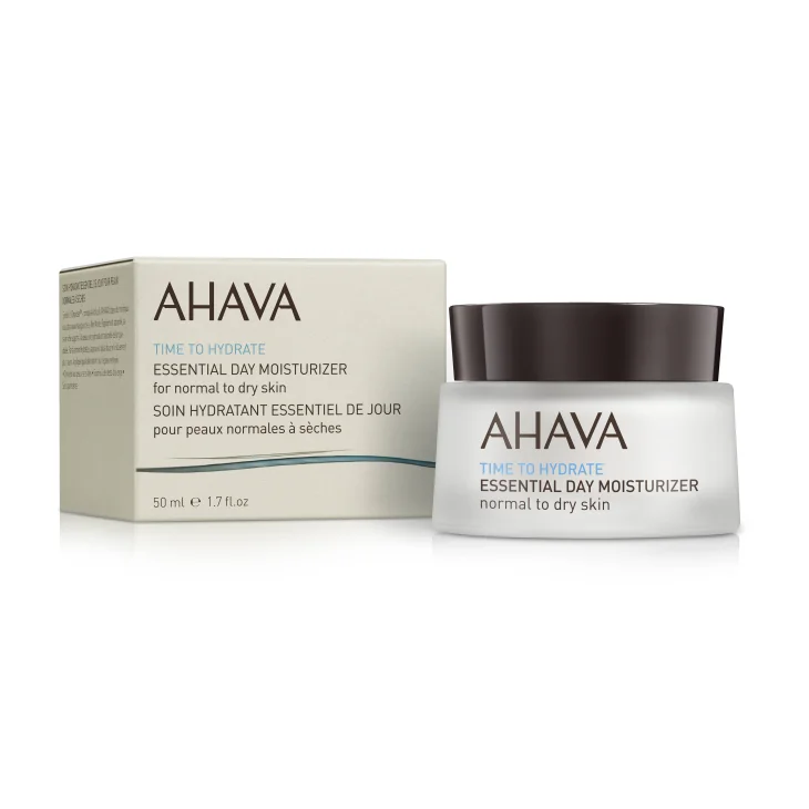 Ahava Time to Hydrate Essential Day Moisturizer Crema idratante per il viso per Pelli Secche/Normali 50 ml