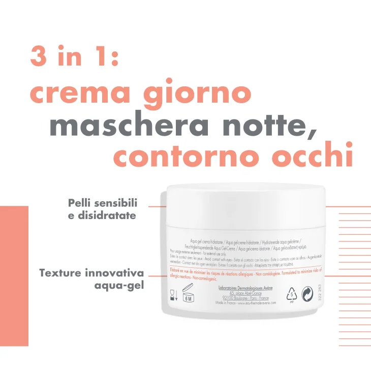Avène Hydrance Aqua Gel Crema Idratante 50 ml