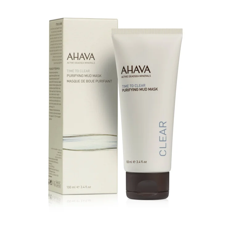 Ahava Time to Clear Purifying Mud Mask Maschera purificante viso 100 ml