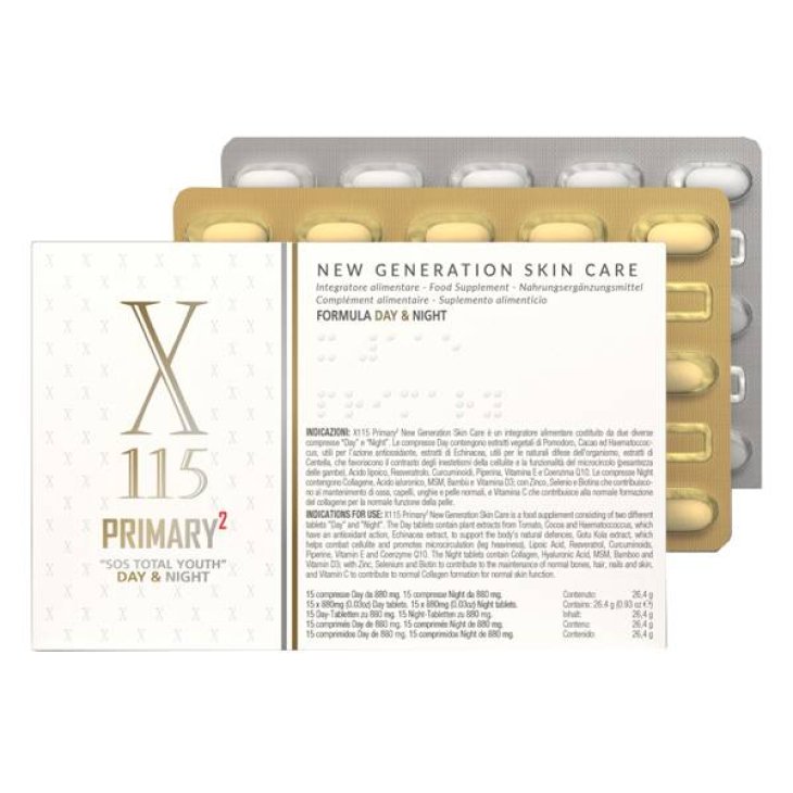 X115 Primary2 New Generation Skin Care Integratore Antiage