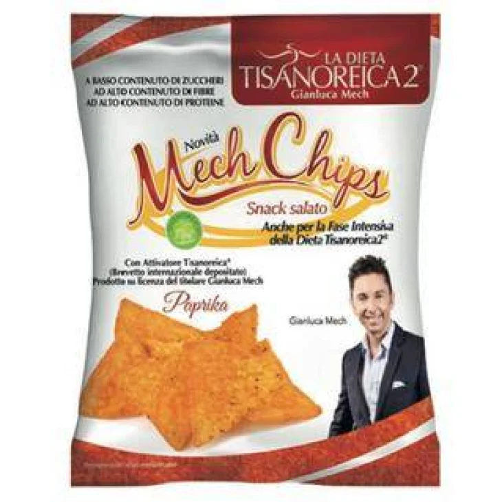 Tisanoreica Mech Chips alla Paprika Snack salato dietetico 25g