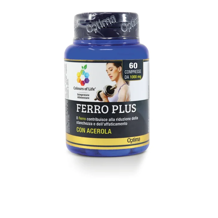 Colours of Life Ferro Plus con Acerola Integratore contro la Stanchezza