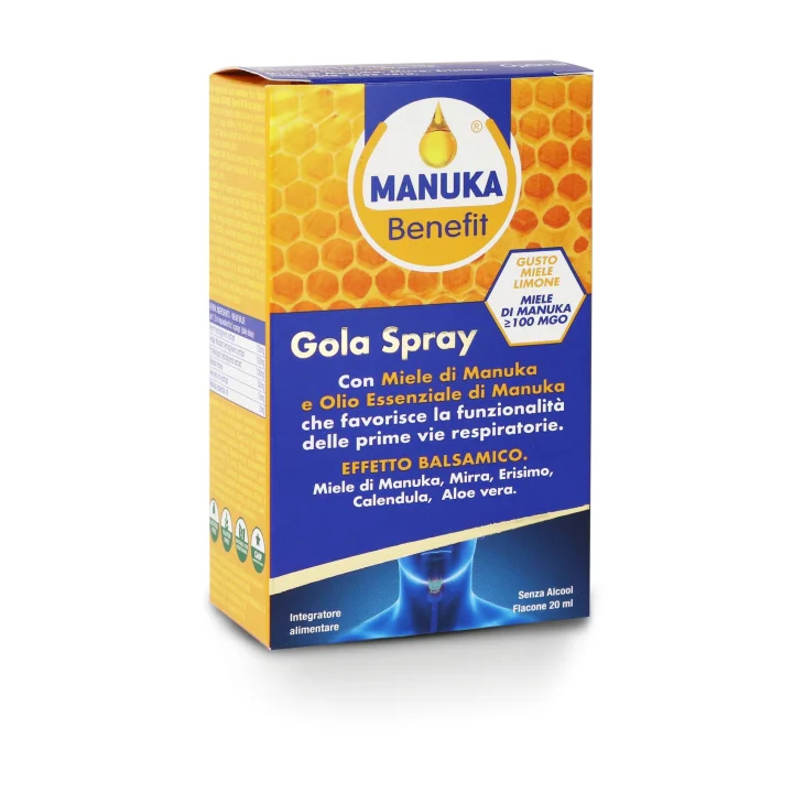 Optima Naturals Manuka Benefit Spray Gola 20 ml