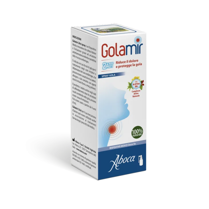 Planta Medica GolaMir Spray per il mal di gola 50 ml