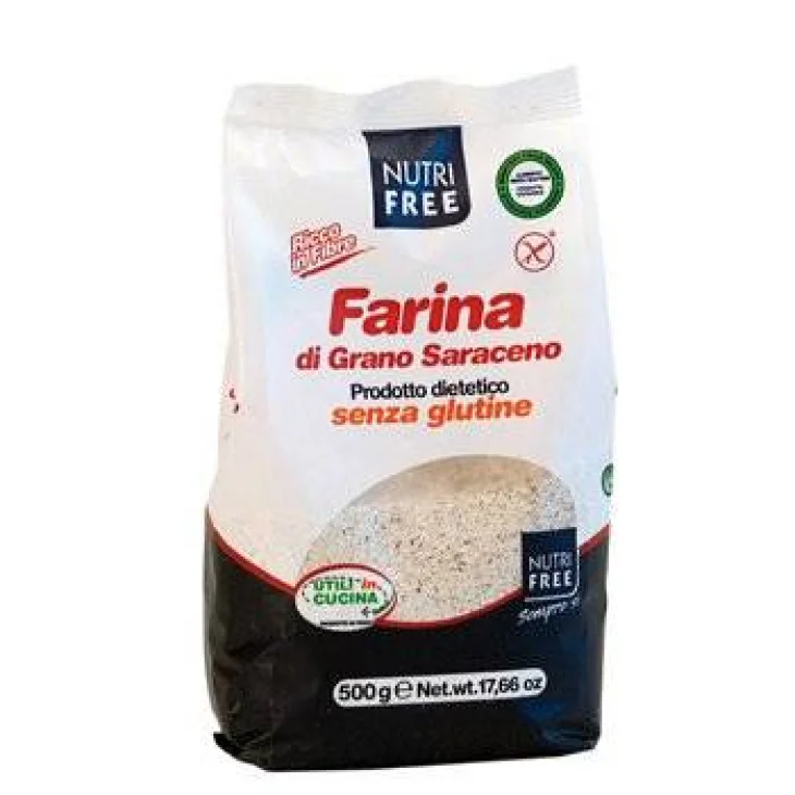 Nutri Free Farina di Grano Saraceno Senza Glutine Senza Lattosio 500 gr