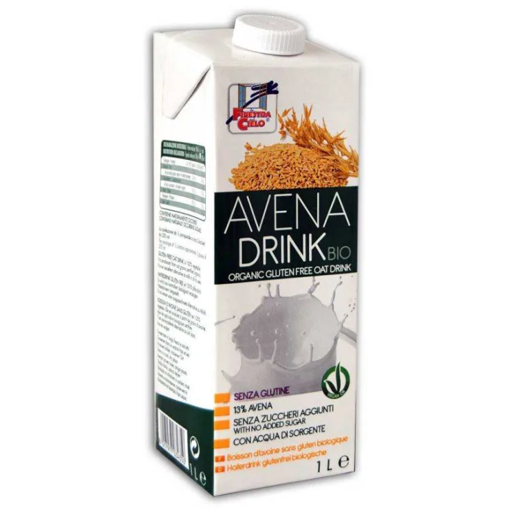 La Finestra sul Cielo Avena Drink Bio Bevanda senza glutine 200 ml