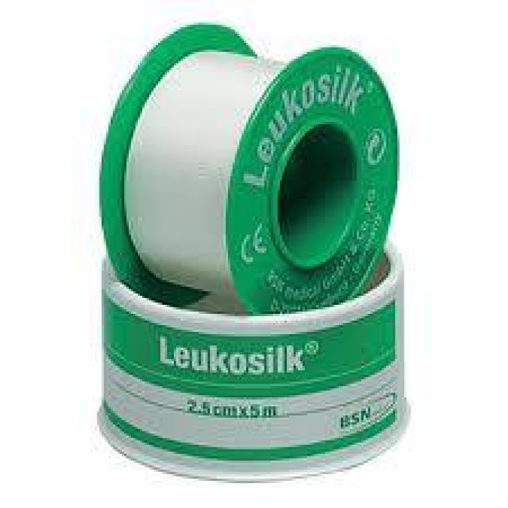 BSN Medical Leukosilk Cerotto per Pelli Sensibili Misura 1,25 cm x 5 m