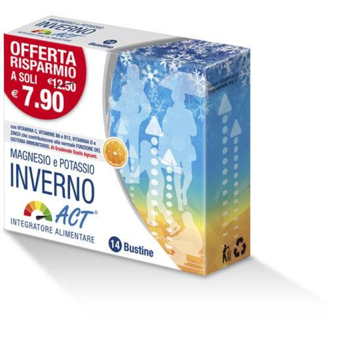 Linea Act Magnesio Potassio Inverno Act Integratore Sali Minerali