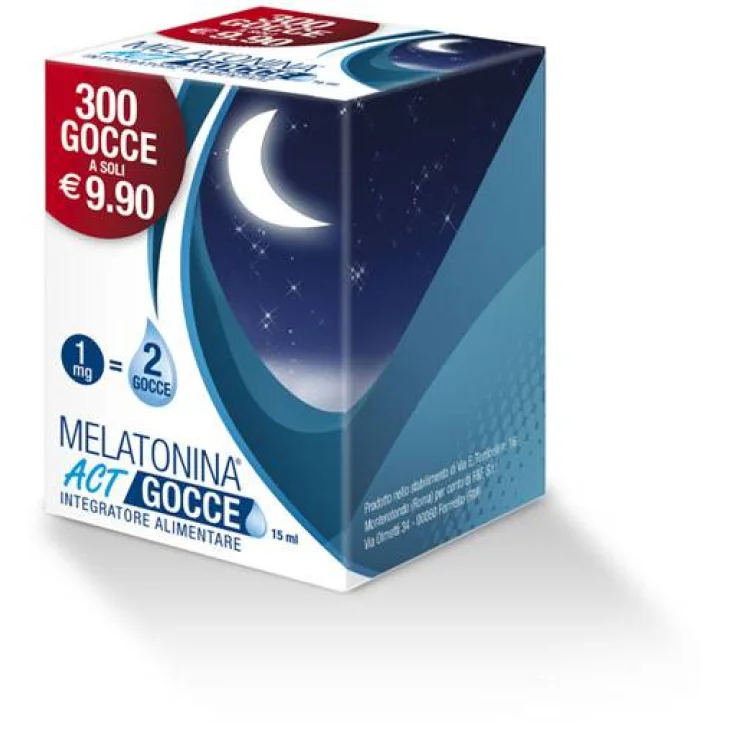Linea Act Melatonina Gocce Integratore per il Sonno