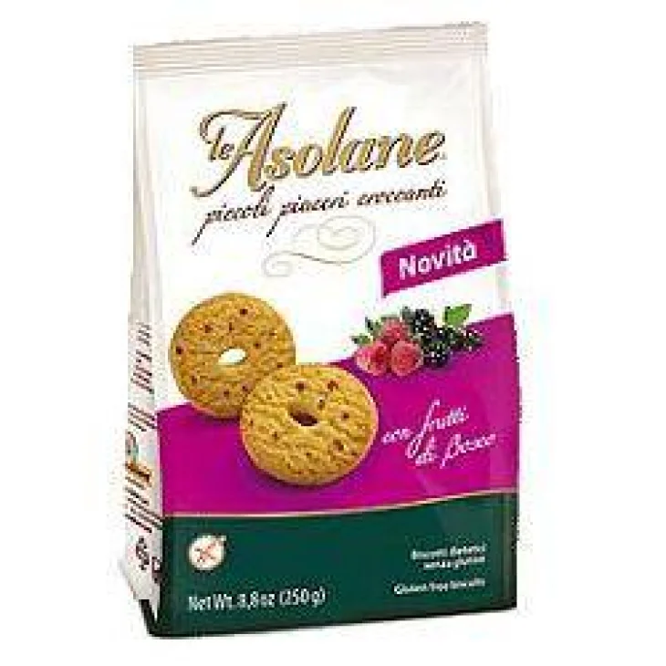 Le Asolane Biscotti ai Frutti di Bosco senza glutine 250 g