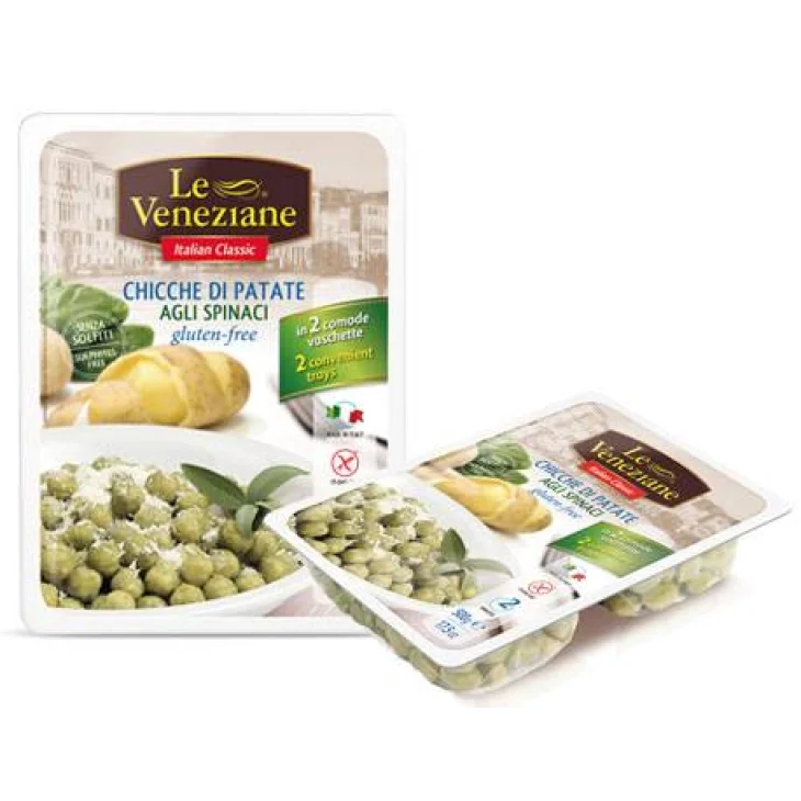 Le Veneziane Chicche di Patate e Spinaci Pasta Senza Glutine
