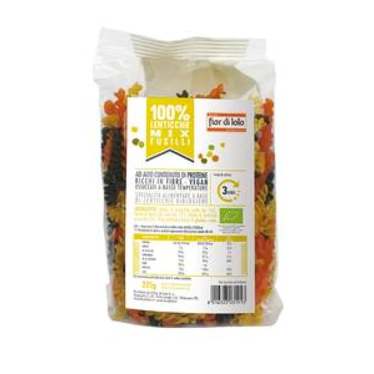 Fior di Loto Fusilli di Lenticchie Mix Pasta Biologica 225 g