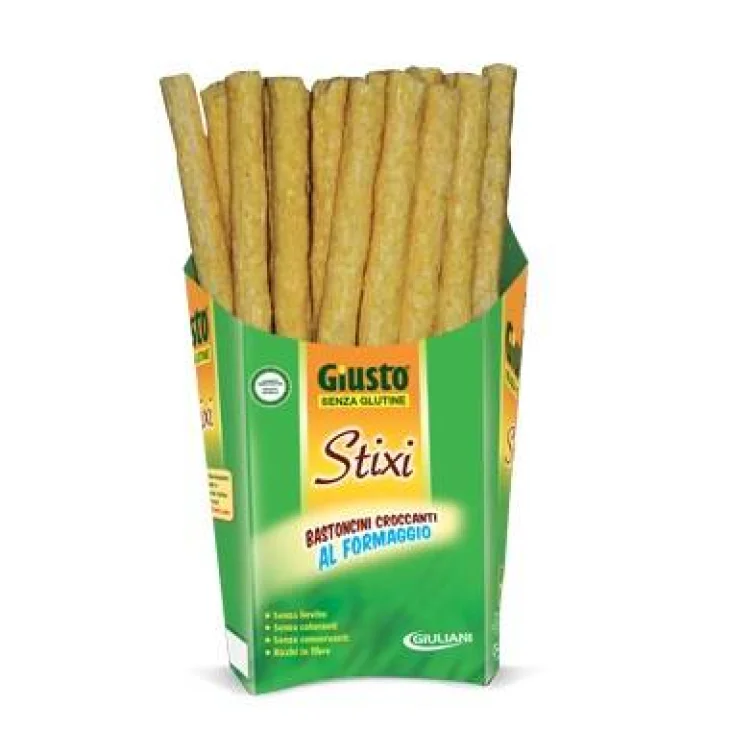Giusto Stixi Snack al Formaggio Senza Glutine