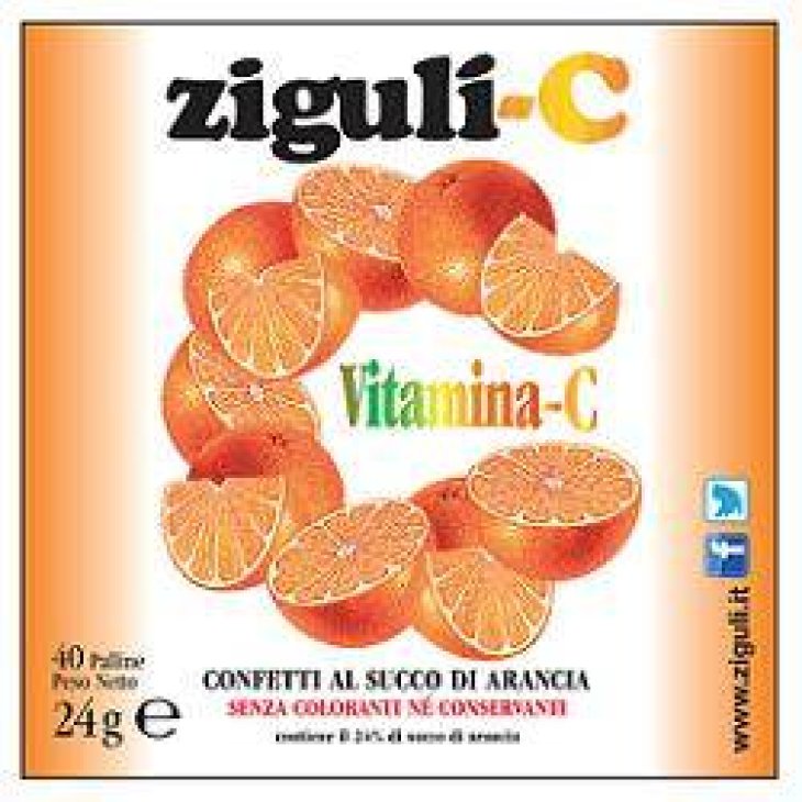 Zigulì-C Caramelle Arancia con Vitamina C