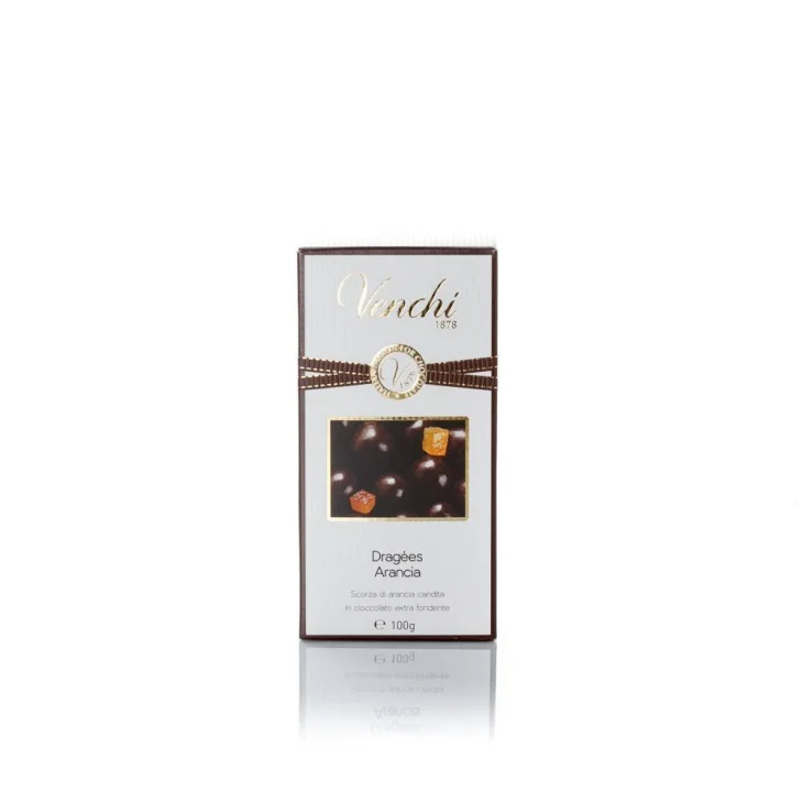Venchi Astuccio Scorzette d'Arancia Fondente Cioccolato Senza Glutine