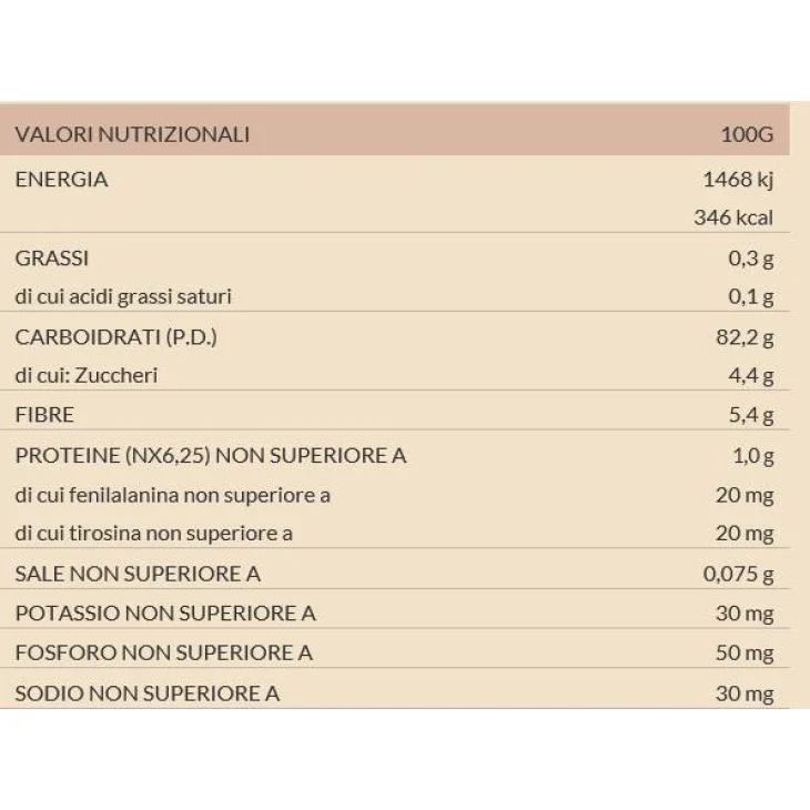 Aproten Farina Bianca Aproteica 500 g