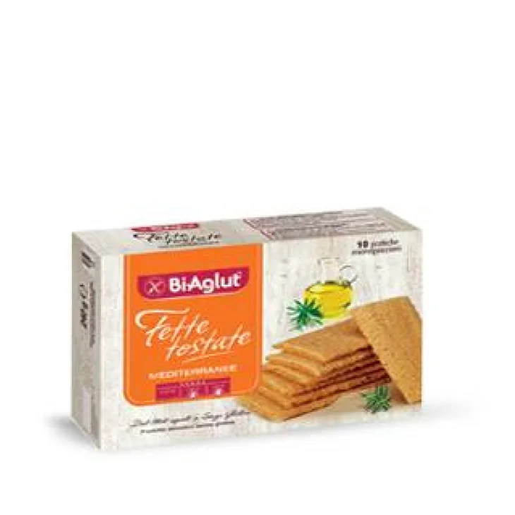 BiAglut Fette Tostate Mediterranee senza glutine latte e uova 240 g