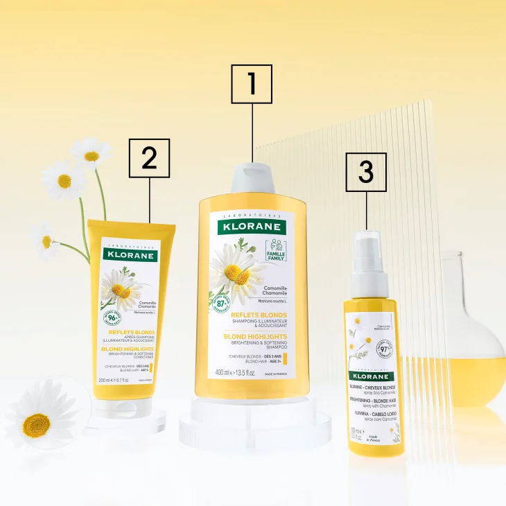 Klorane Shampoo Schiarente alla Camomilla Formato 400 ml