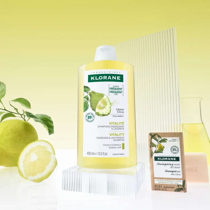 Klorane Shampoo alla Polpa di Cedro Leggero Capelli da Normali a Grassi 400 ml