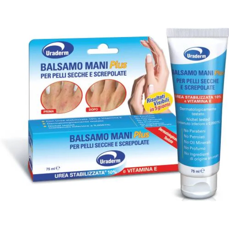 Uraderm Balsamo Mani Plus per Pelli Secche e Screpolate