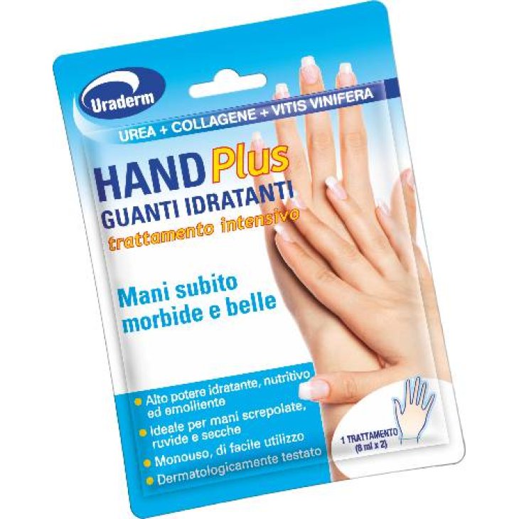 Uraderm Hand Plus Guanti Idratanti Trattamento Intensivo Mani