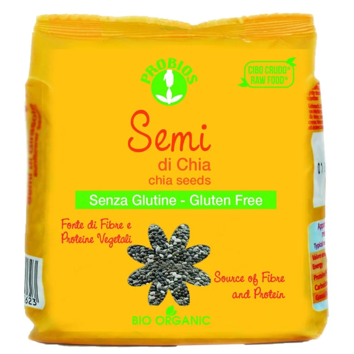 Probios Semi di Chia Fonte di Fibre e Proteine Vegetali