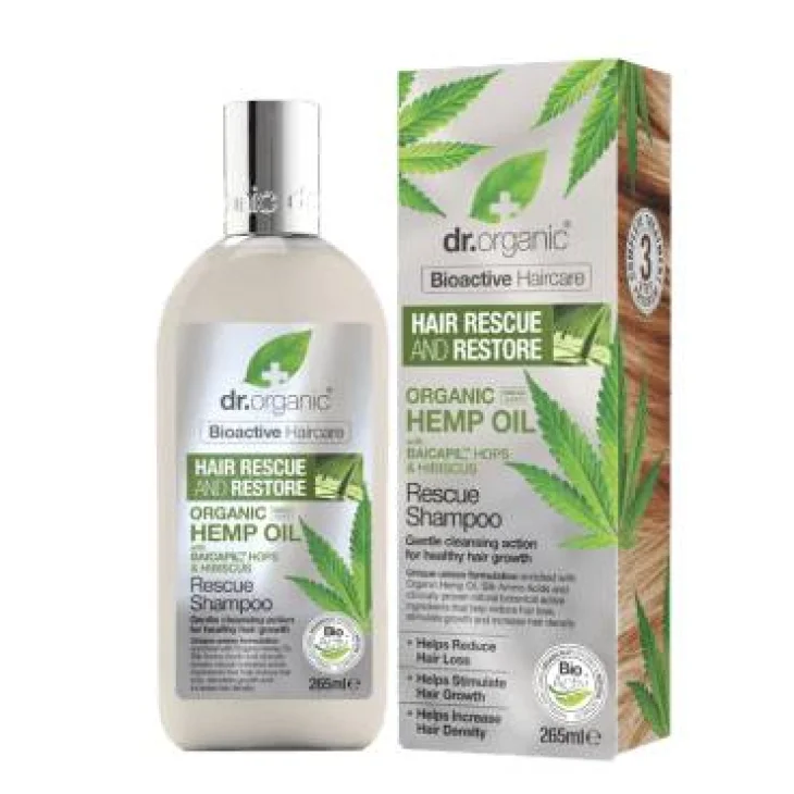 Dr Organic Hemp Oil Shampoo Riparatore