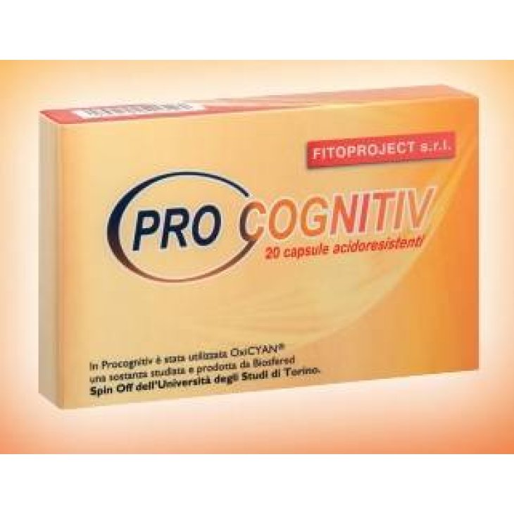 Fitoproject Pro Cognitiv Integratore per la Memoria ed il Cervello