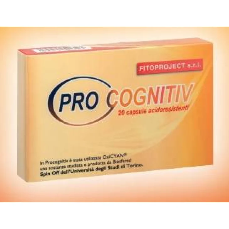 Fitoproject Pro Cognitiv Integratore per la Memoria ed il Cervello