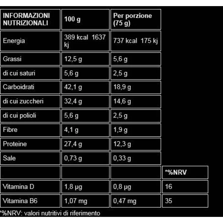 Enervit Gymline Muscle Protein 27% Barretta proteica per Sportivi Gusto Gianduia 45 g