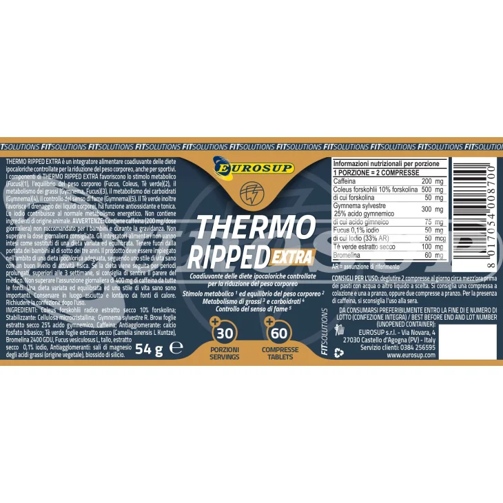 Eurosup Thermo Ripped  Extra Integratore per Dimagrire