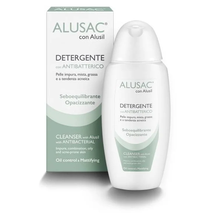 Skinius Alusac Detergente Viso Pelli Acneiche 125 ml