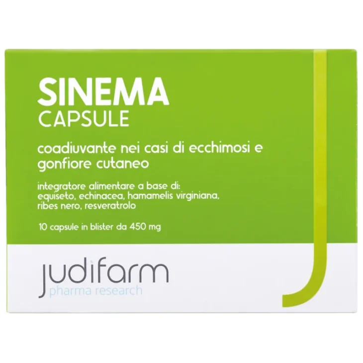 Dermoresearch Sinema Arnica Integratore contro i gonfiori cutanei 8 capsule