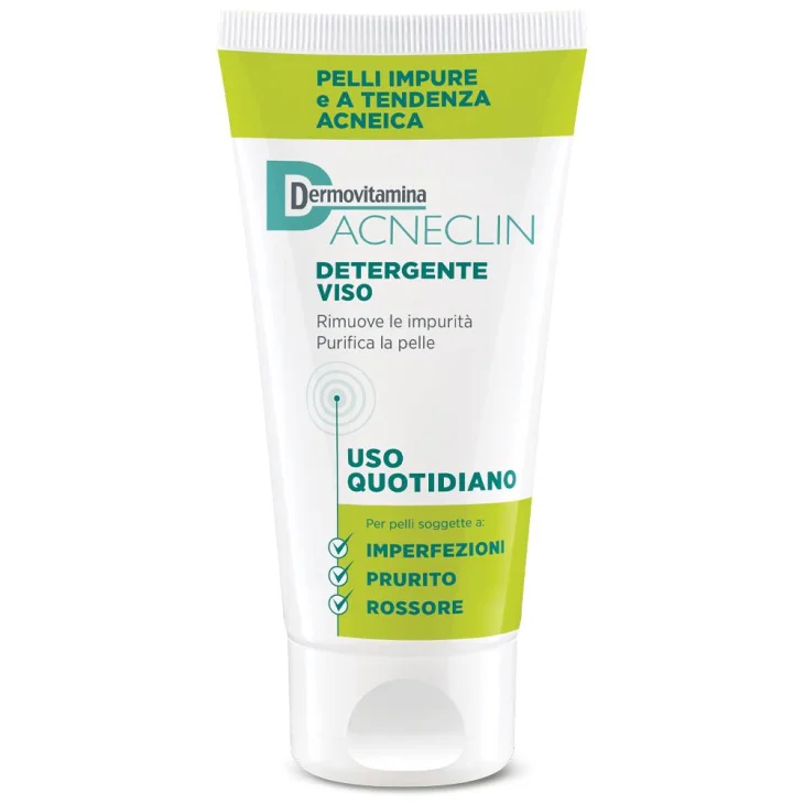 Dermovitamina Acneclin Detergente Viso Pelle Acneica