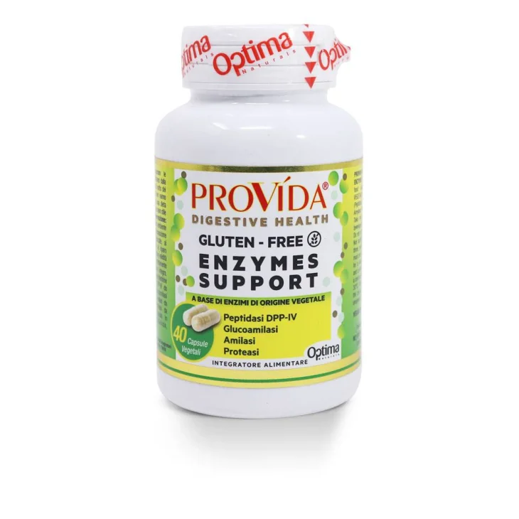 Optima Naturals Provida Enzymes Support Integratore per la Digestione del Glutine
