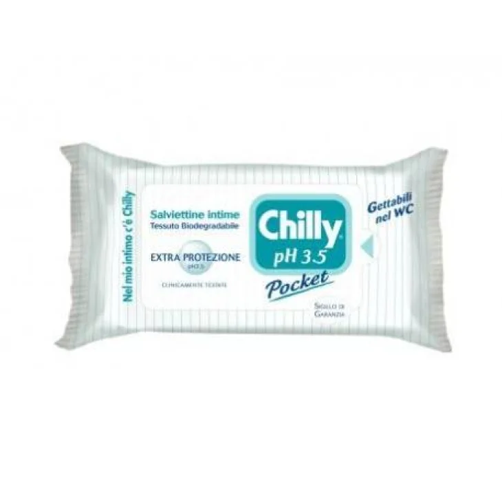Chilly Pocket Salviettine Intime PH 3.5 Extra Protezione