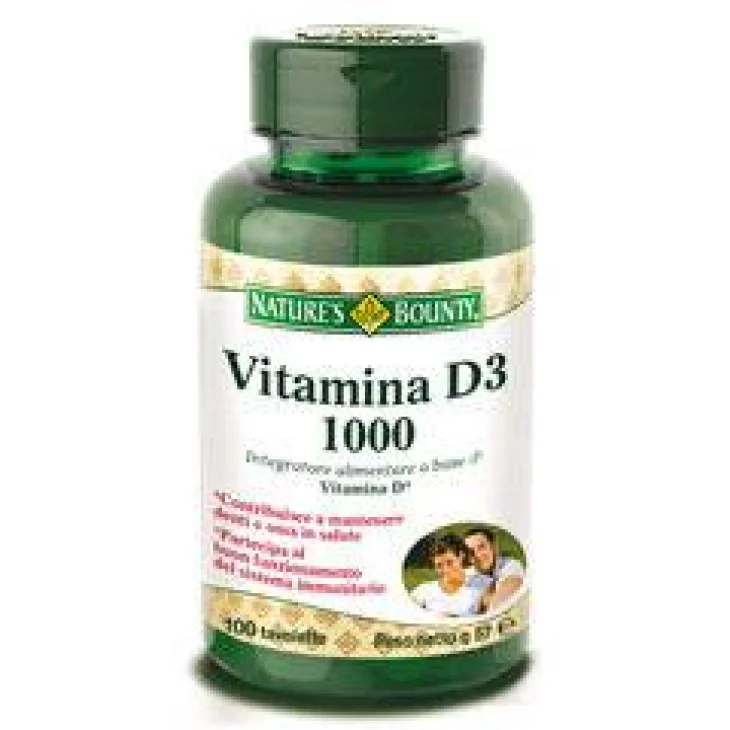 Nature's Bounty Vitamina D3/1000 Integratore Vitaminico
