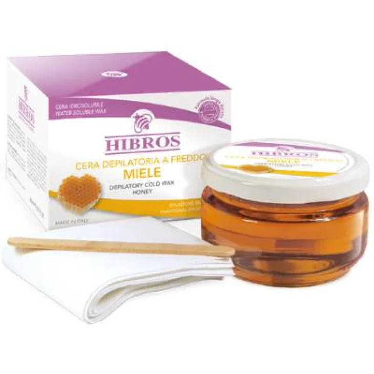 Hibros Cera Depilatoria a Freddo Miele in Vasetto