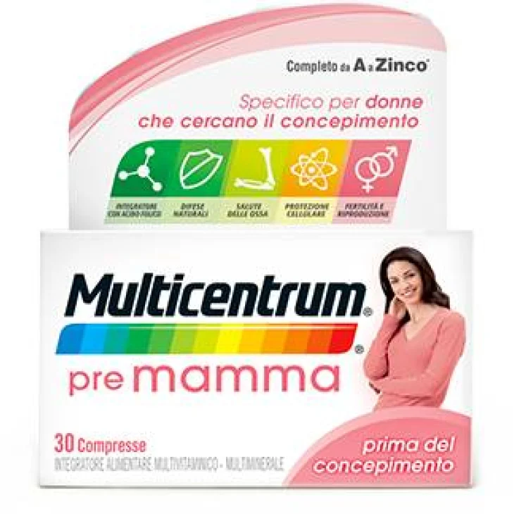 Multicentrum Pre Mamma Integratore per la Donna Prima del Concepimento