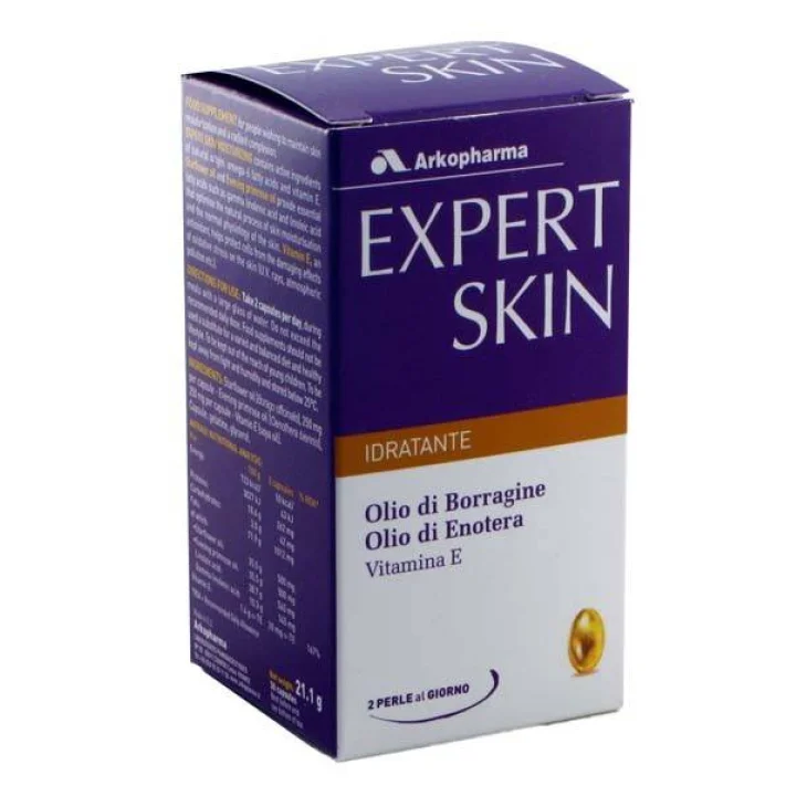 Arkopharma Expert Skin Integratore idratante per la pelle 60 perle