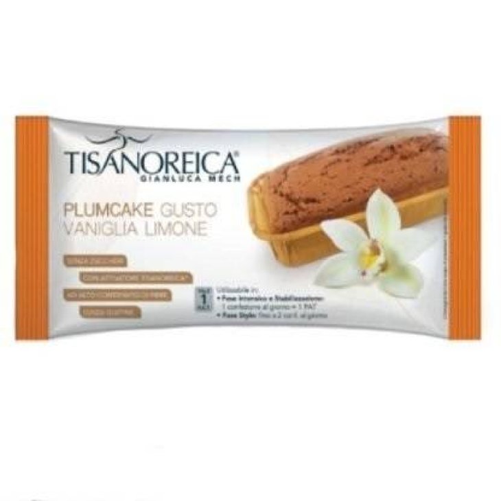 Tisanoreica Style 45 g Plum Cake Snack Dietetico al gusto di Limone vaniglia
